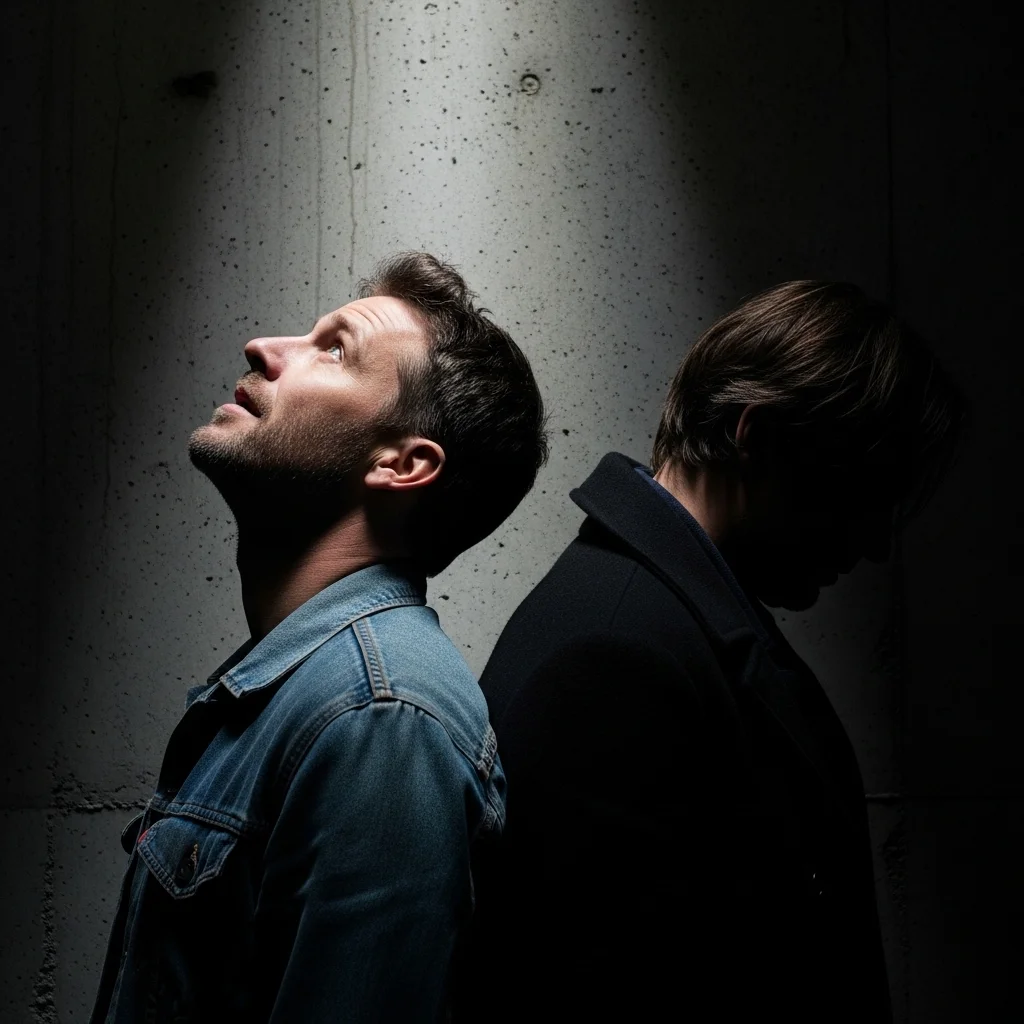 강준(조인성) vs 박건(박정민)의 신념 차이