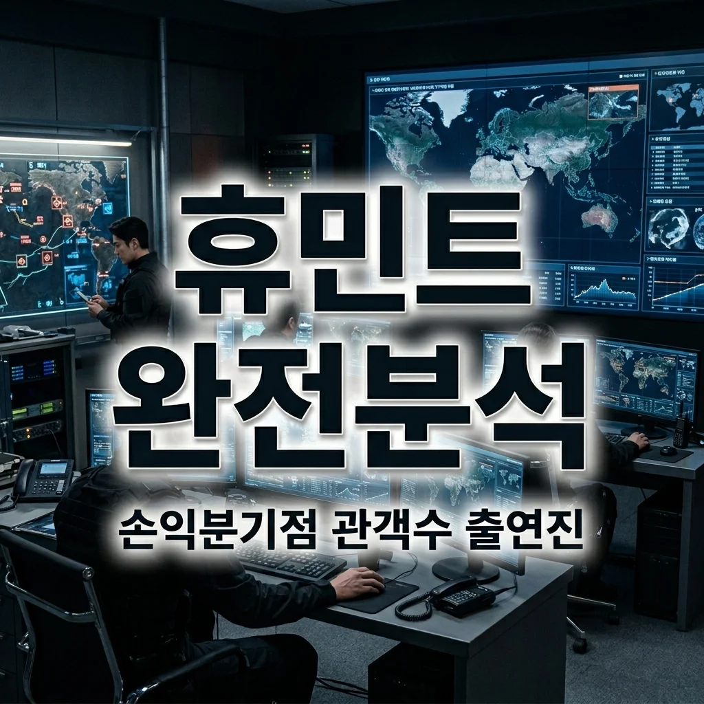 류승완 휴민트 손익분기점 관객수 출연진 정보 및 쿠키 영상 총정리