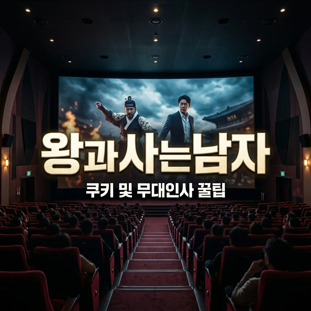 왕과 사는 남자들 쿠키 개수 및 무대인사 취소표 예매 꿀팁 총정리