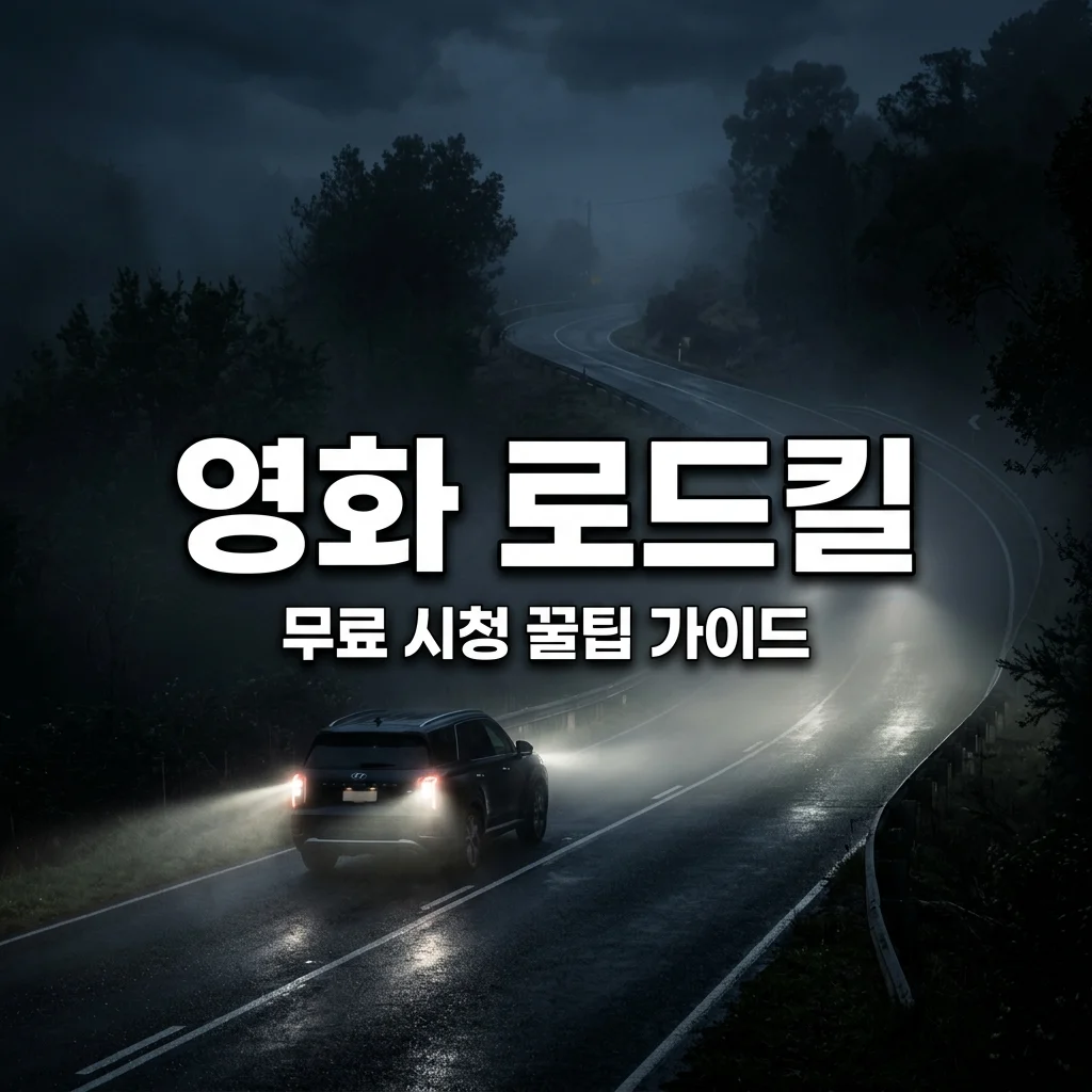 영화 로드킬 보러가기 꿀팁 | 넷플릭스 티빙 웨이브 무료 시청 정보