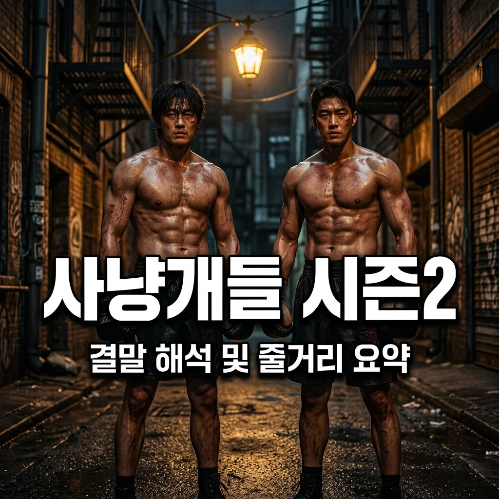 사냥개들 시즌2 결말 해석 및 줄거리 요약: 넷플릭스 다시보기 OTT 완벽 정리