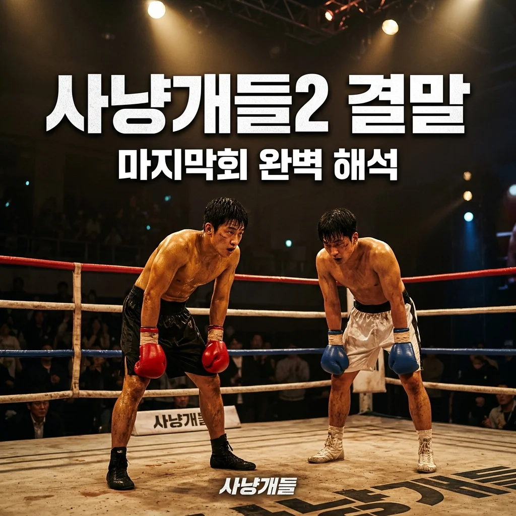 사냥개들 시즌2 결말 해석 및 줄거리 요약! 7부작 공개 시간 다시보기 정보 정리