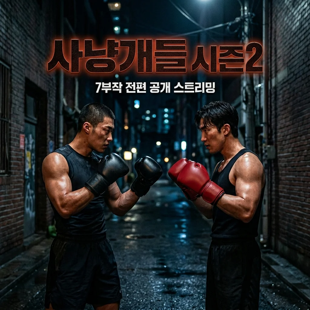 넷플릭스 사냥개들 시즌2 다시보기 스트리밍 가이드 | 7부작 정주행 필수 정보