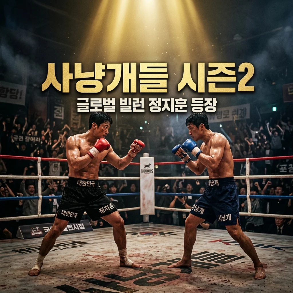 사냥개들 시즌2 줄거리 완벽 요약: 글로벌 빌런 정지훈의 충격적 등장