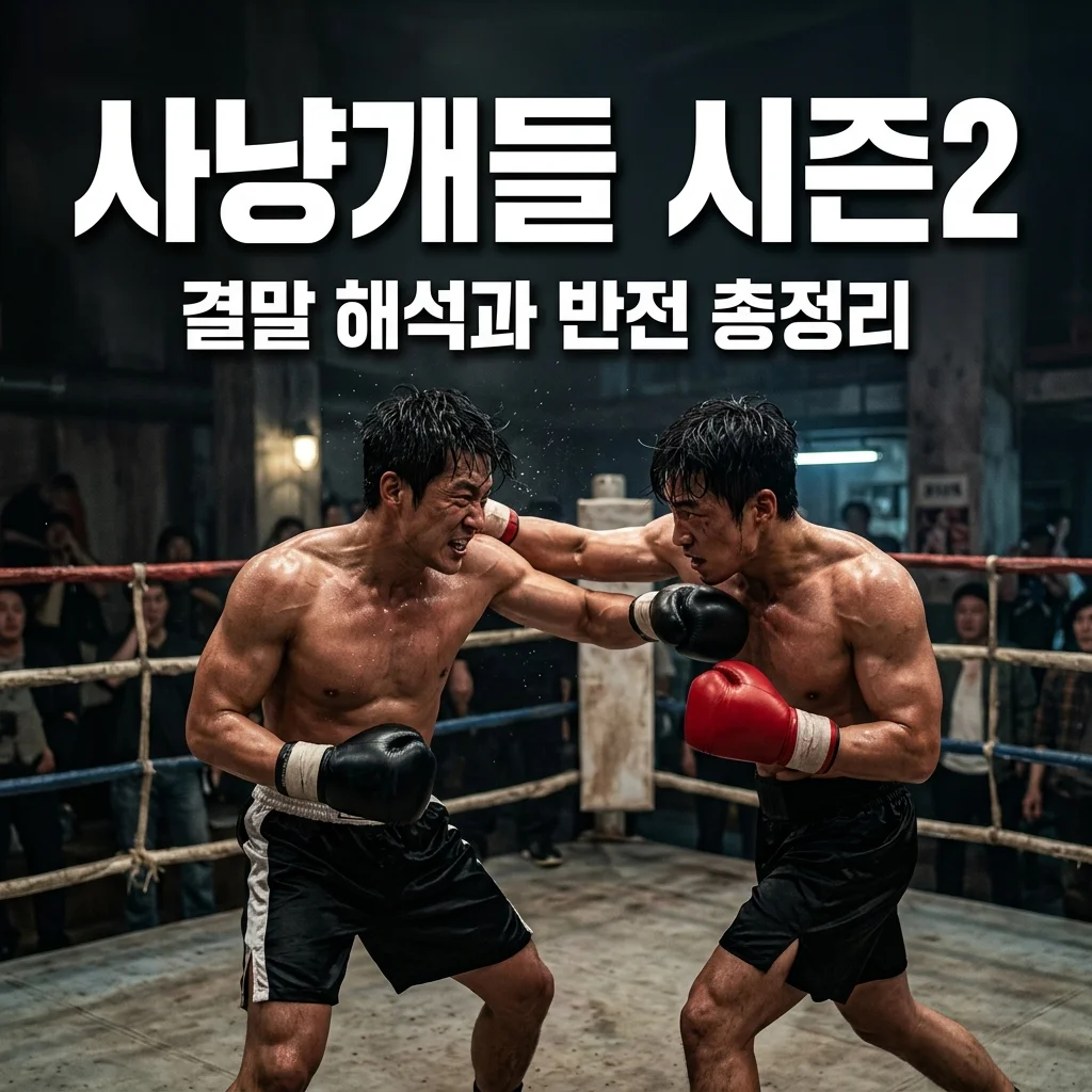 사냥개들 시즌2 결말에 숨겨진 소름 돋는 반전: 넷플릭스 1위 액션 총정리