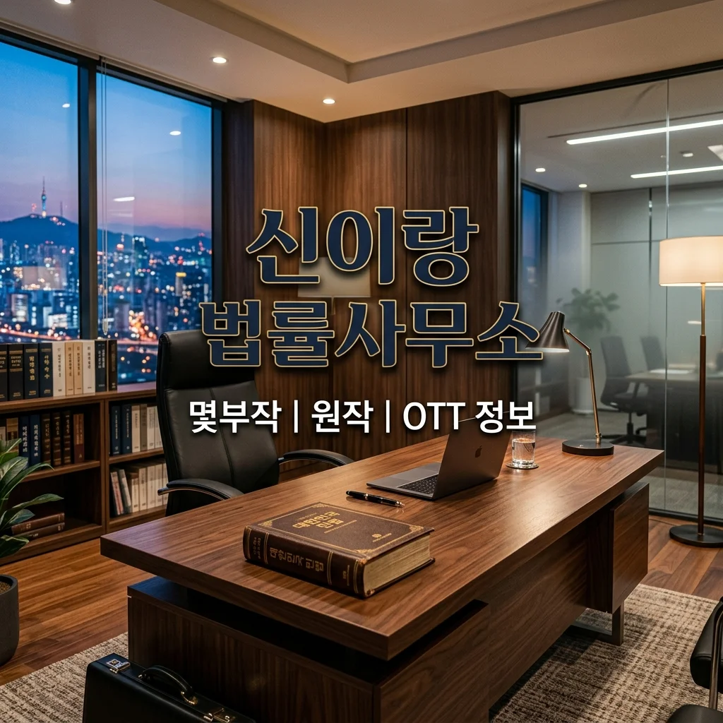 신이랑 법률사무소 몇부작 정보 원작 웹툰 유무 넷플릭스 OTT 다시보기 총정리