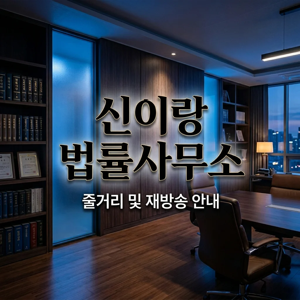 신이랑 법률사무소 줄거리 요약 및 재방송 편성표 (넷플릭스 다시보기)