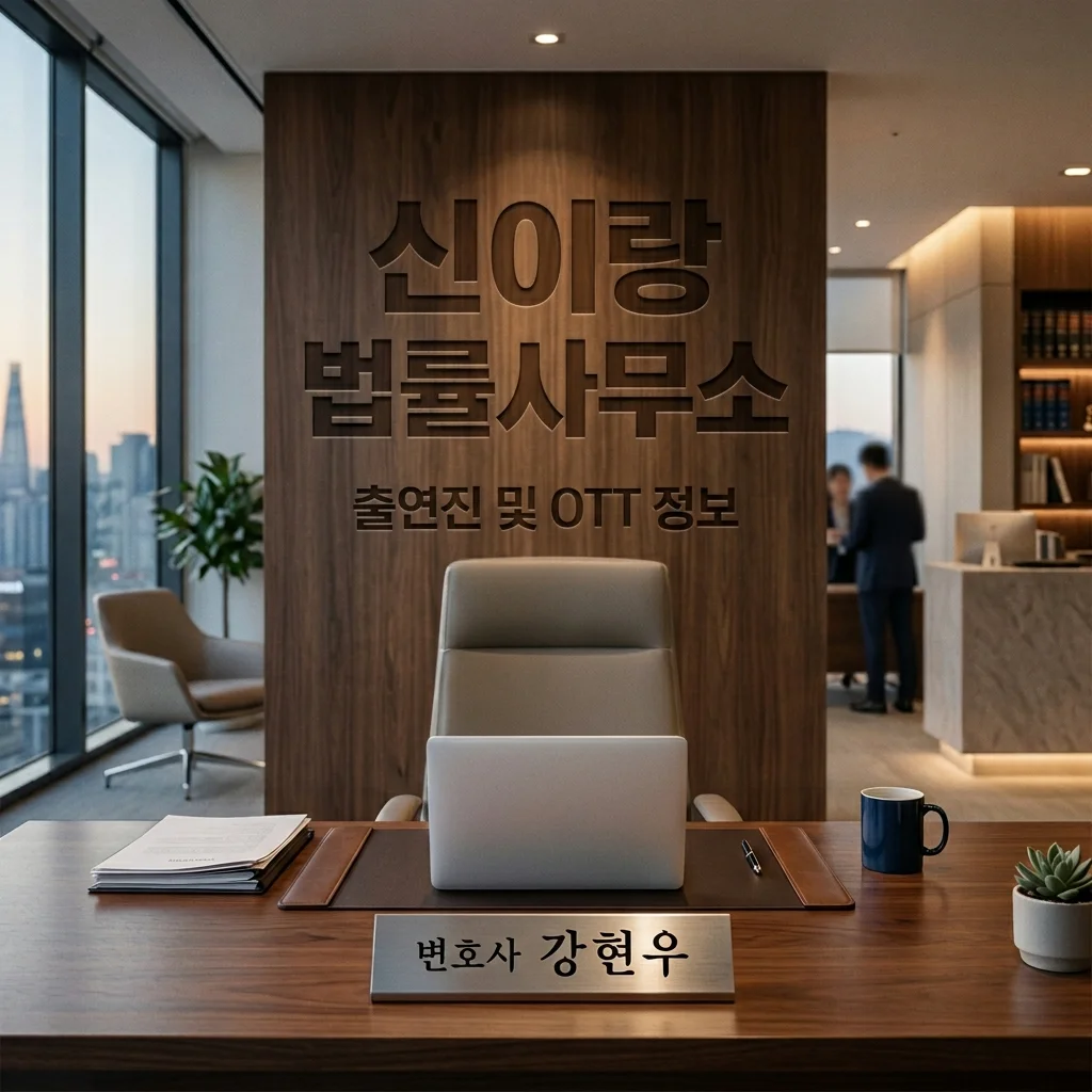 신이랑 법률사무소 등장인물 출연진 작가 및 다시보기 OTT 정보 총정리