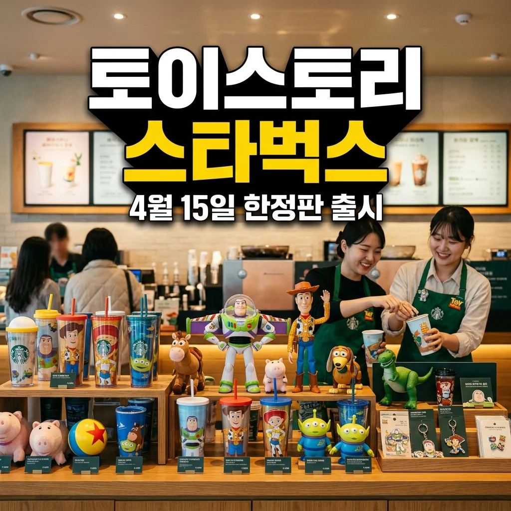 스타벅스 토이스토리 콜라보 4월 15일 출시! 스탠리 텀블러 MD 라인업 분석