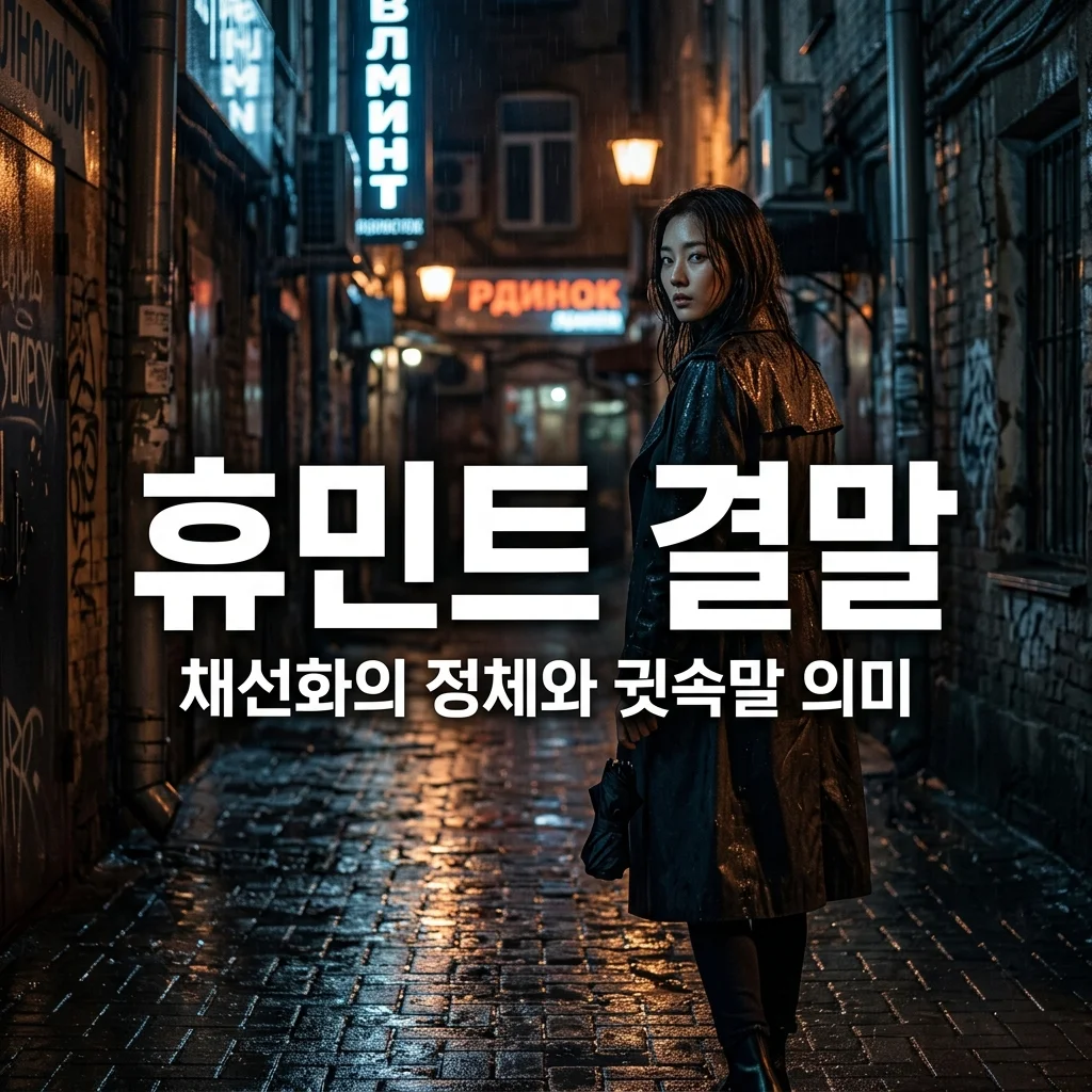 영화 휴민트 결말 스포! 나나 채선화 정체와 마지막 귓속말 의미 해석