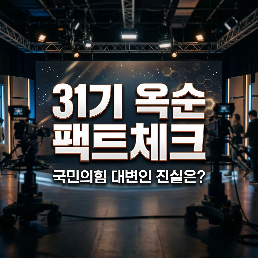 31기 옥순 대변인 국민의힘 개혁신당 소속 정당 팩트체크 총정리