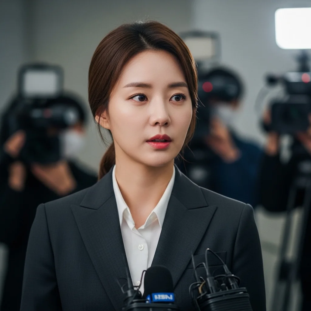 대변인 시절 과거 사진 속 '반전 미모' 분석