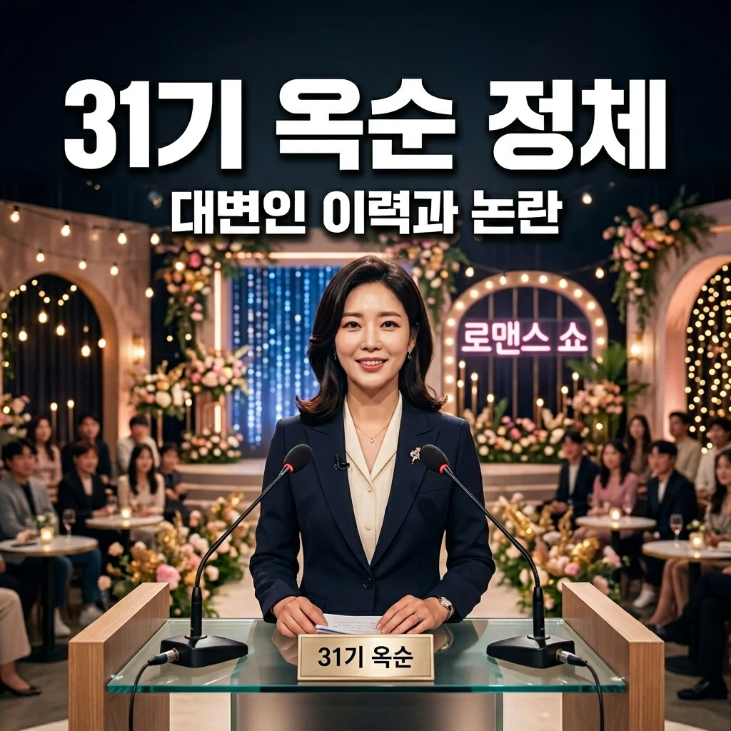 31기 옥순 정당 대변인 이력 및 영호 플러팅 논란 총정리
