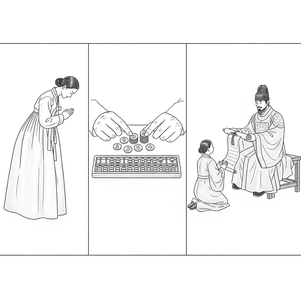 성희주의 조선 적응 및 신분 상승 3단계 프로세스