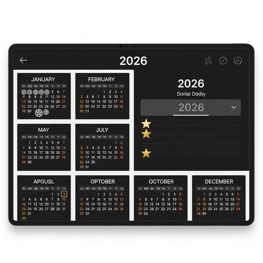 한눈에 보는 2026년 주요 개봉 예정 캘린더