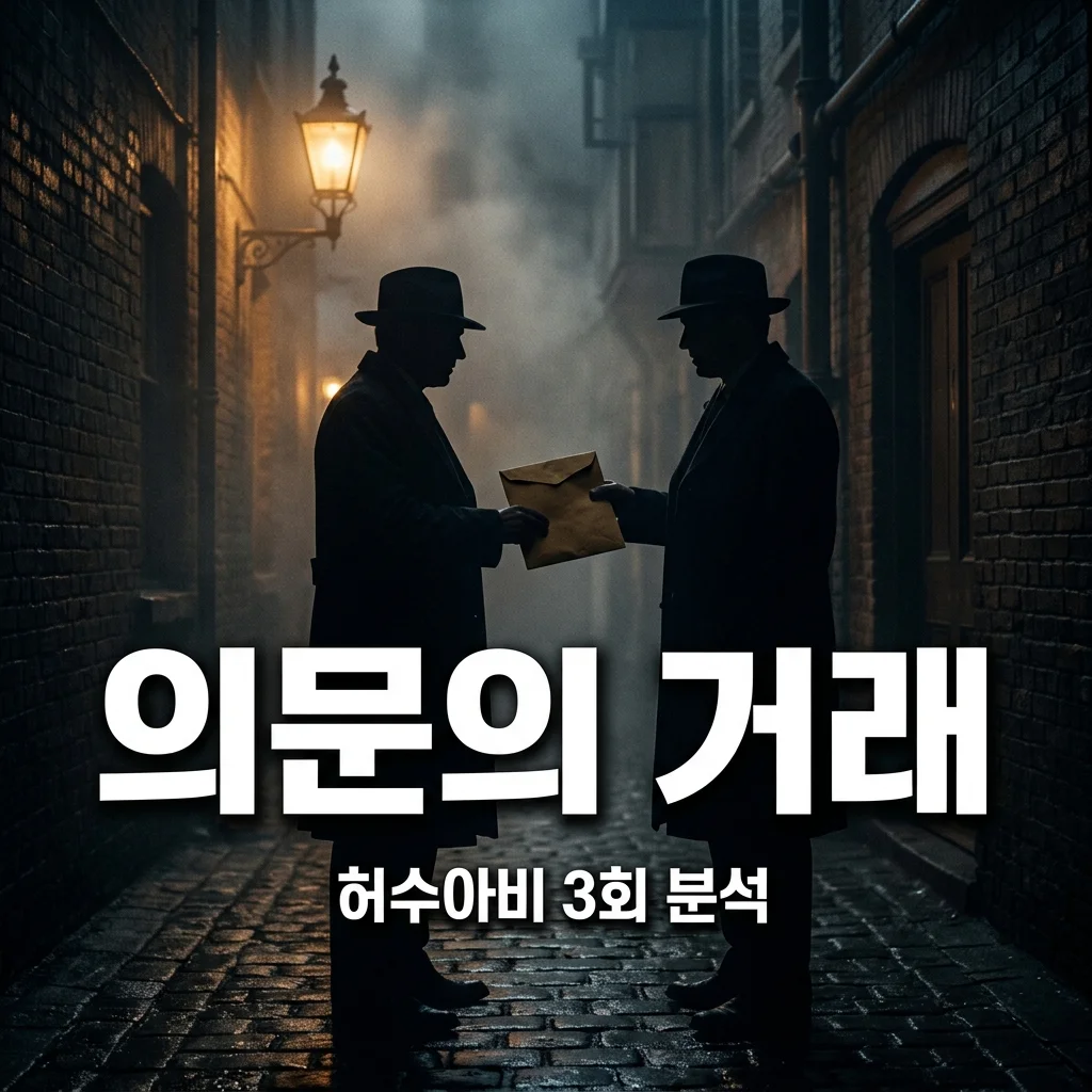 허수아비 박해수 이희준 의문의 거래 현장 포착! 3회 공조 시작될까?