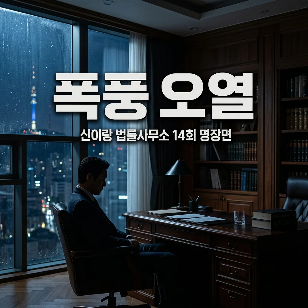 신이랑 법률사무소 14회 시청자 울린 신이랑의 폭풍 오열 명연기 및 반전 진실