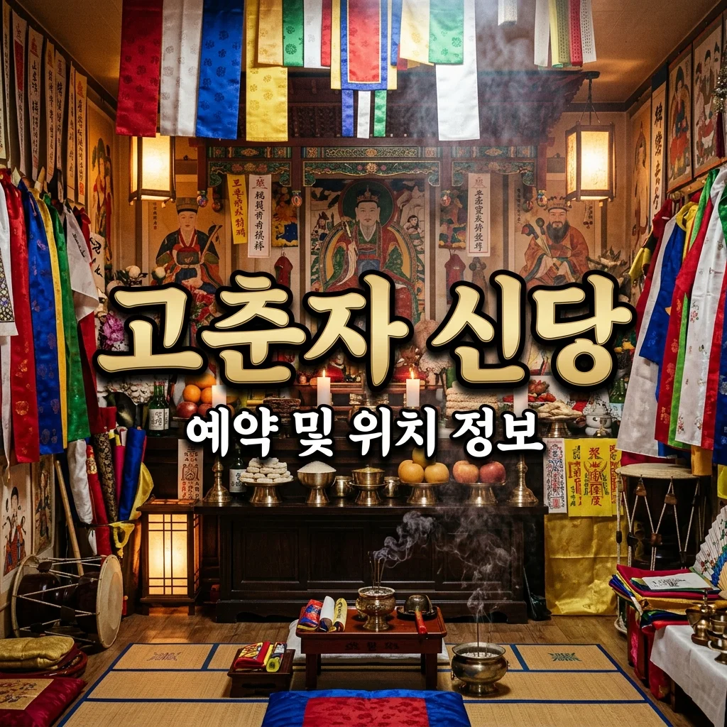 고춘자 신당 위치 예약 방법 및 대기시간 총정리 (파묘 무속인)