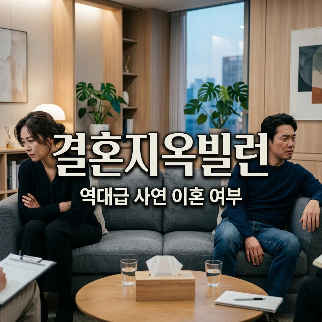 결혼지옥 역대급 빌런 사연 총정리! 부부 이혼 여부와 다시보기 방법