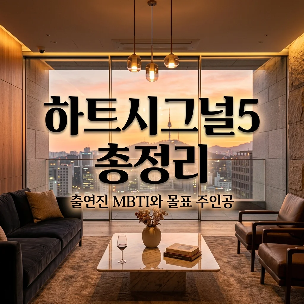 하트시그널5 출연진 MBTI 이상형 정리 및 첫인상 몰표 주인공 예측