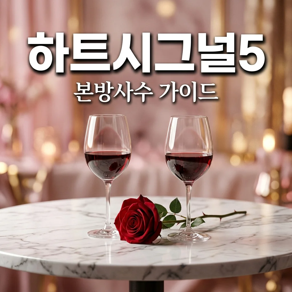 하트시그널5 출연진 방송 시간 편성표 총정리! 채널A 라이브 및 재방송 일정 가이드
