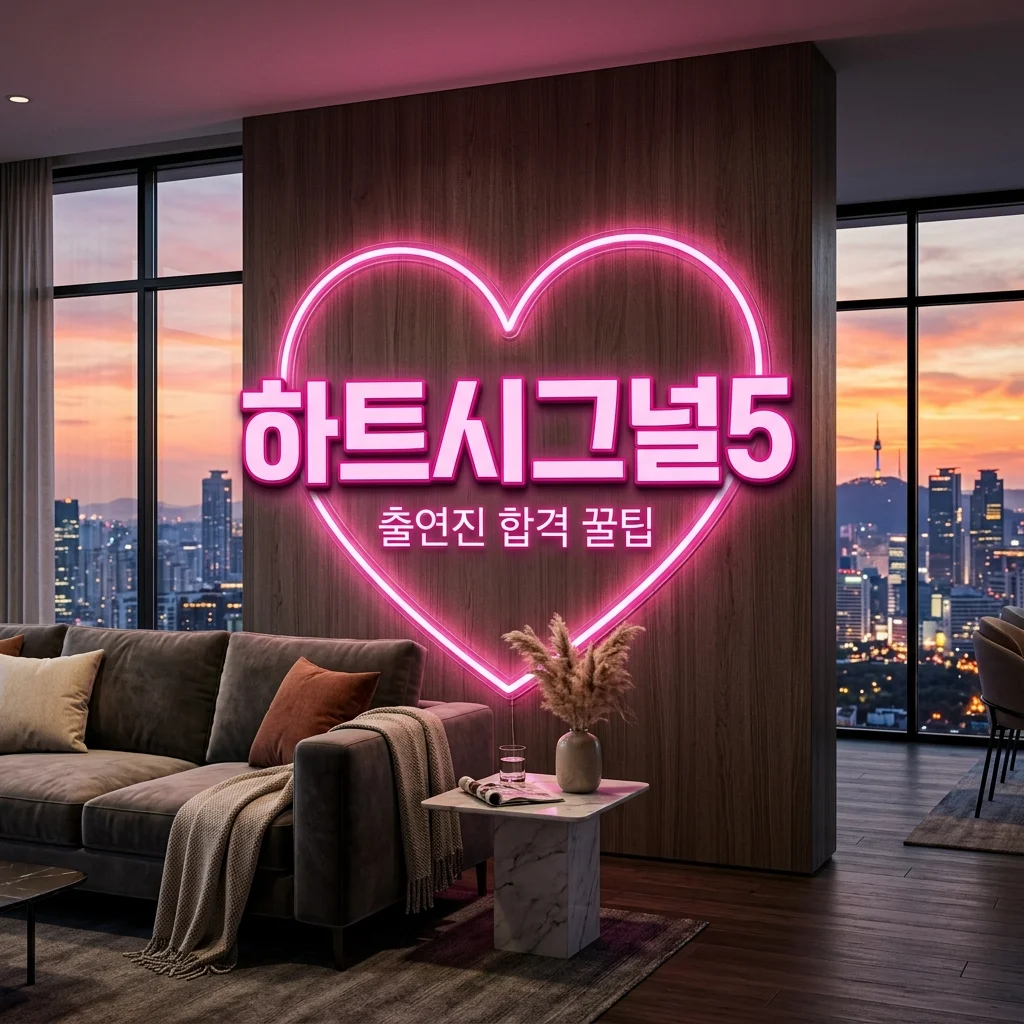 하트시그널5 출연진 모집 공고! 지원 자격부터 합격 꿀팁까지 총정리
