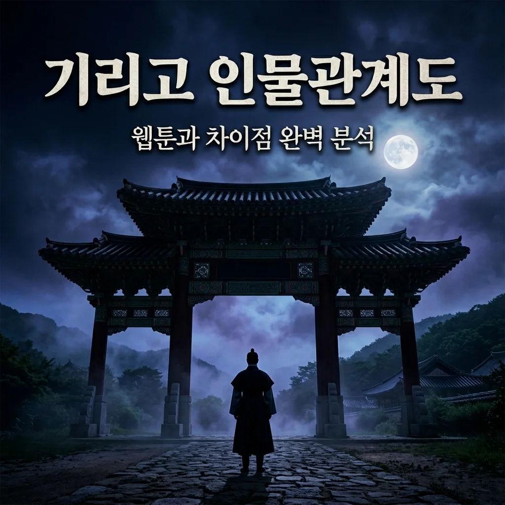 기리고 등장인물 관계도 완벽 분석! 원작 웹툰과 차이점 알아보기