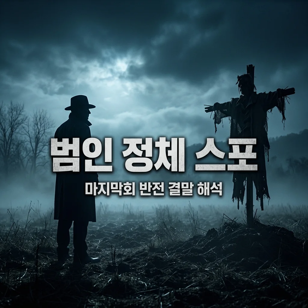드라마 허수아비 범인 정체 스포일러! 마지막회 반전 결말 소름 돋는 해석