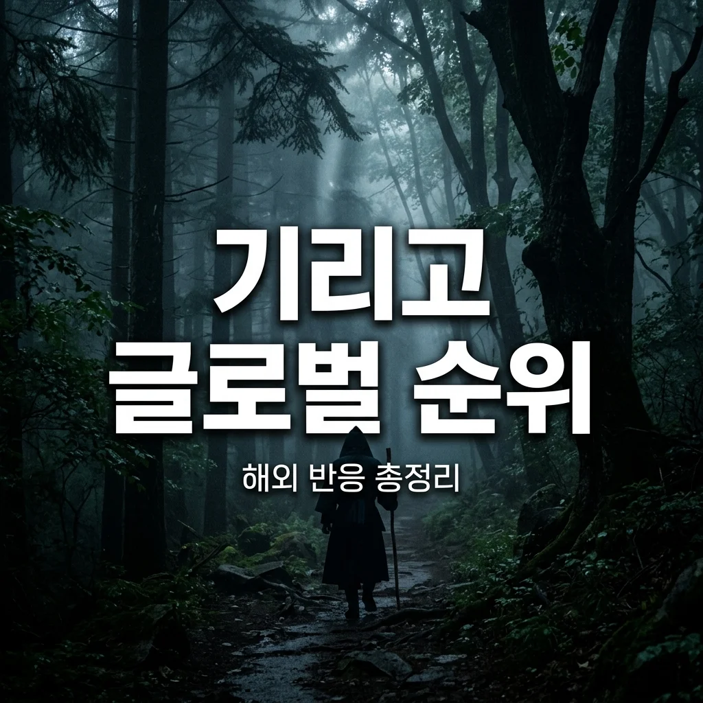 넷플릭스 기리고 글로벌 순위 및 해외 반응 외신 평가 총정리