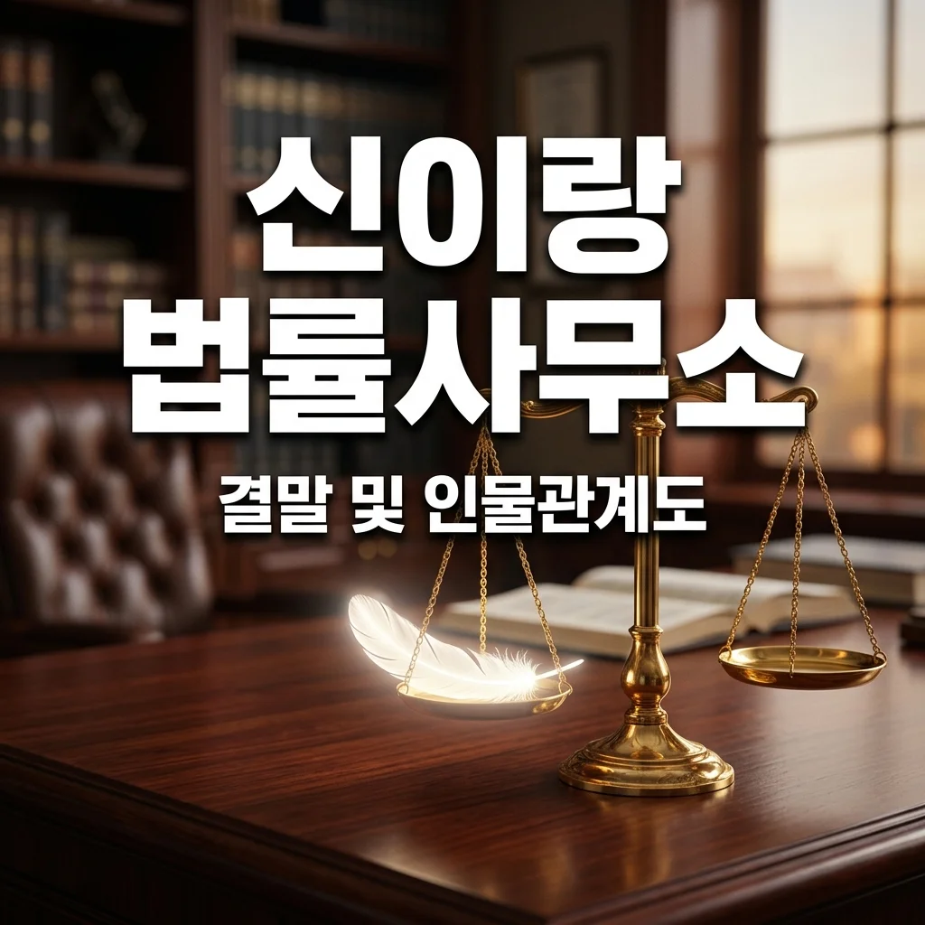 신이랑 법률사무소 몇부작 인물관계도 총정리! 최종회 결말 예상 및 OTT 정보