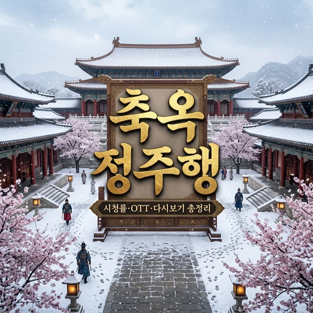 로맨스 사극 축옥 시청률 추이 및 재방송 다시보기 OTT 채널 총정리
