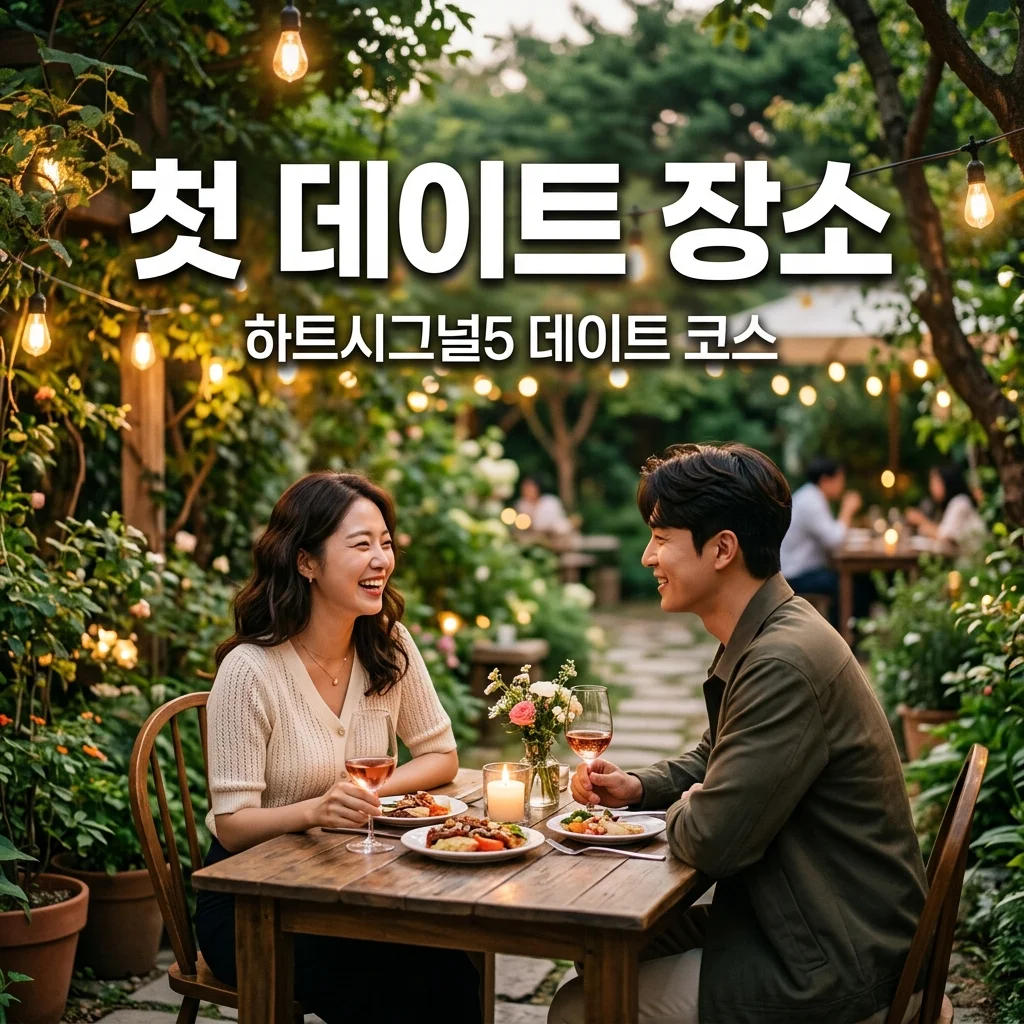 하트시그널5 출연진 첫 데이트 장소! 서울 근교 식당 카페 코스 정보
